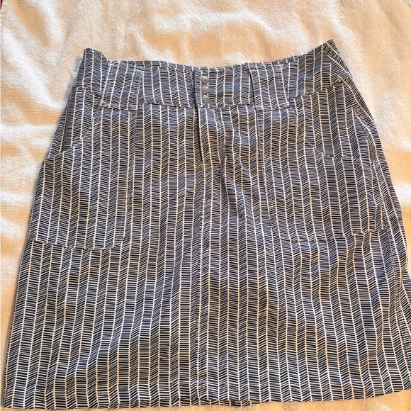 Jofit Dresses & Skirts - Jofit Navy and White A-Line Skirt